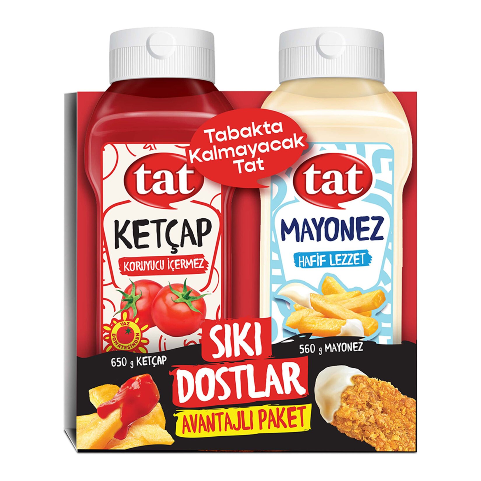 Tat Sıkı Dostlar 1210 Gr (Ketçap 650 G-Mayonez 560 G)