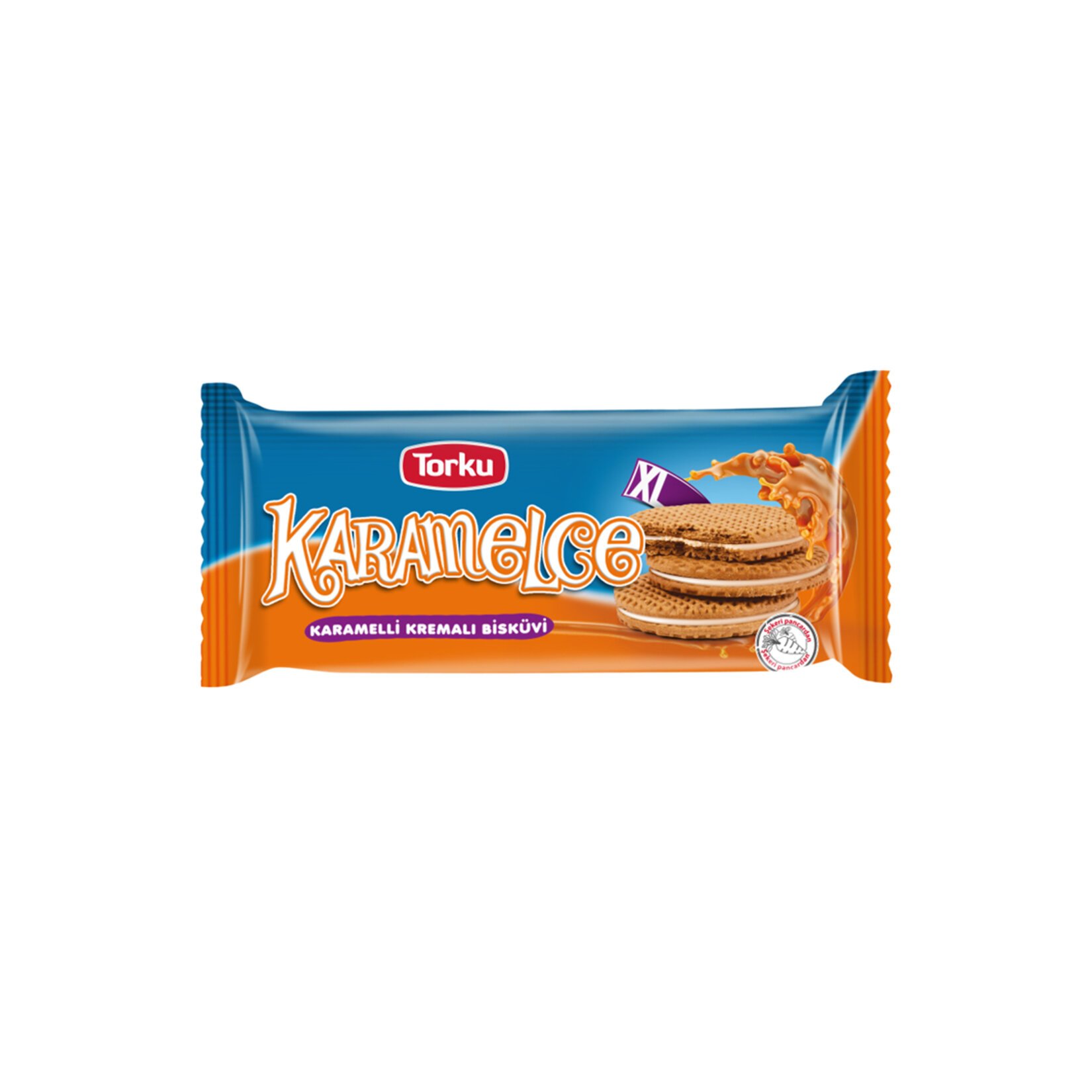 Torku Karamelce XL Karamel Kremalı Bisküvi 88 Gr