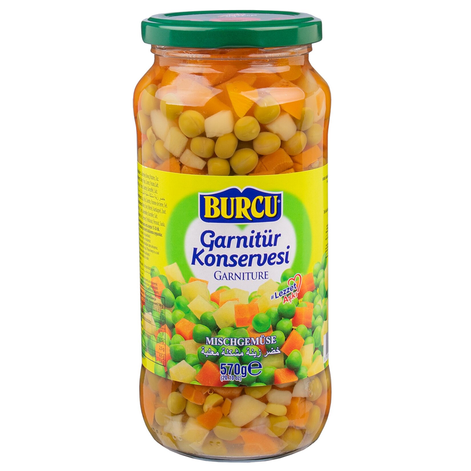 Burcu Garnitür Konservesi 570 Gr