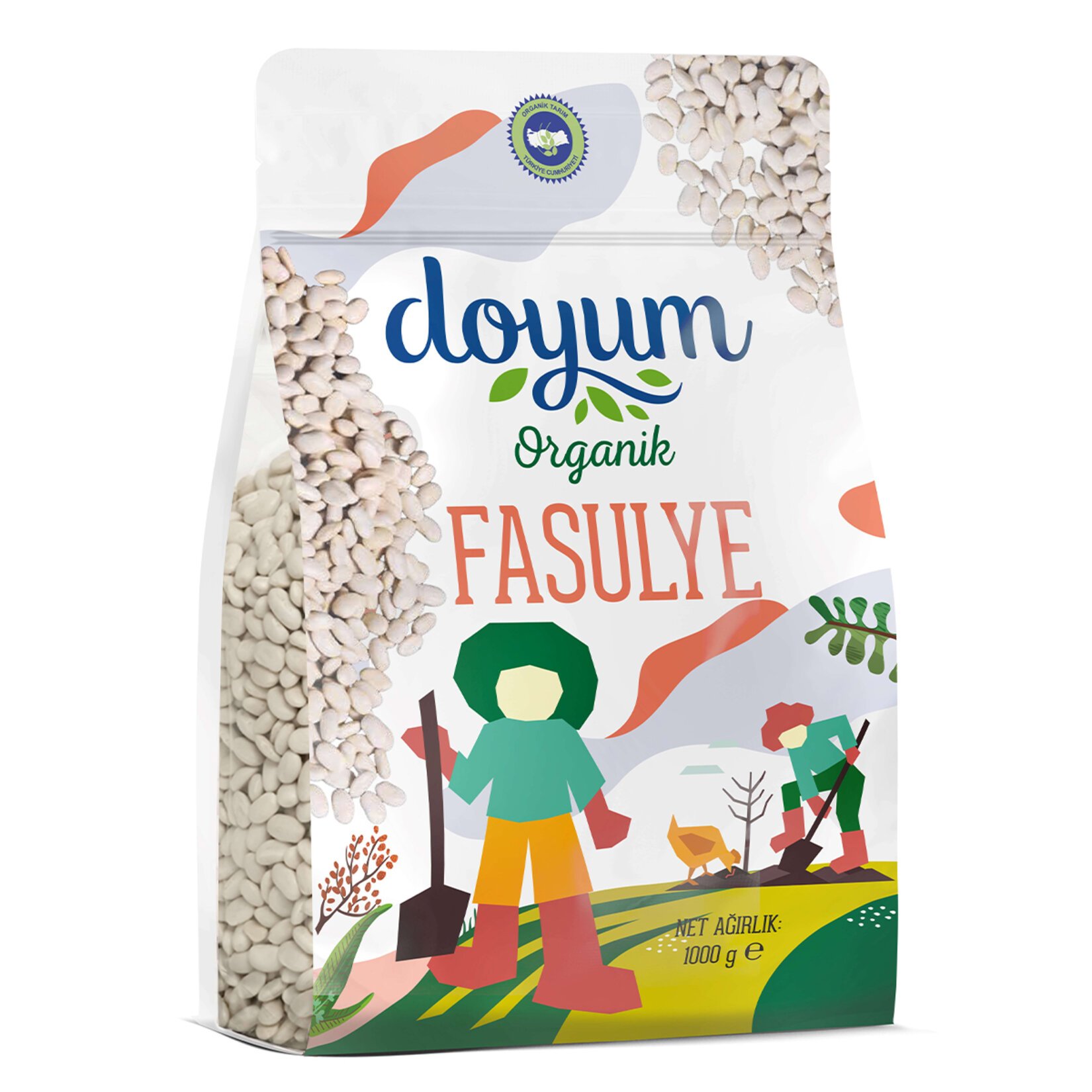 Doyum Organik Fasulye 1 Kg