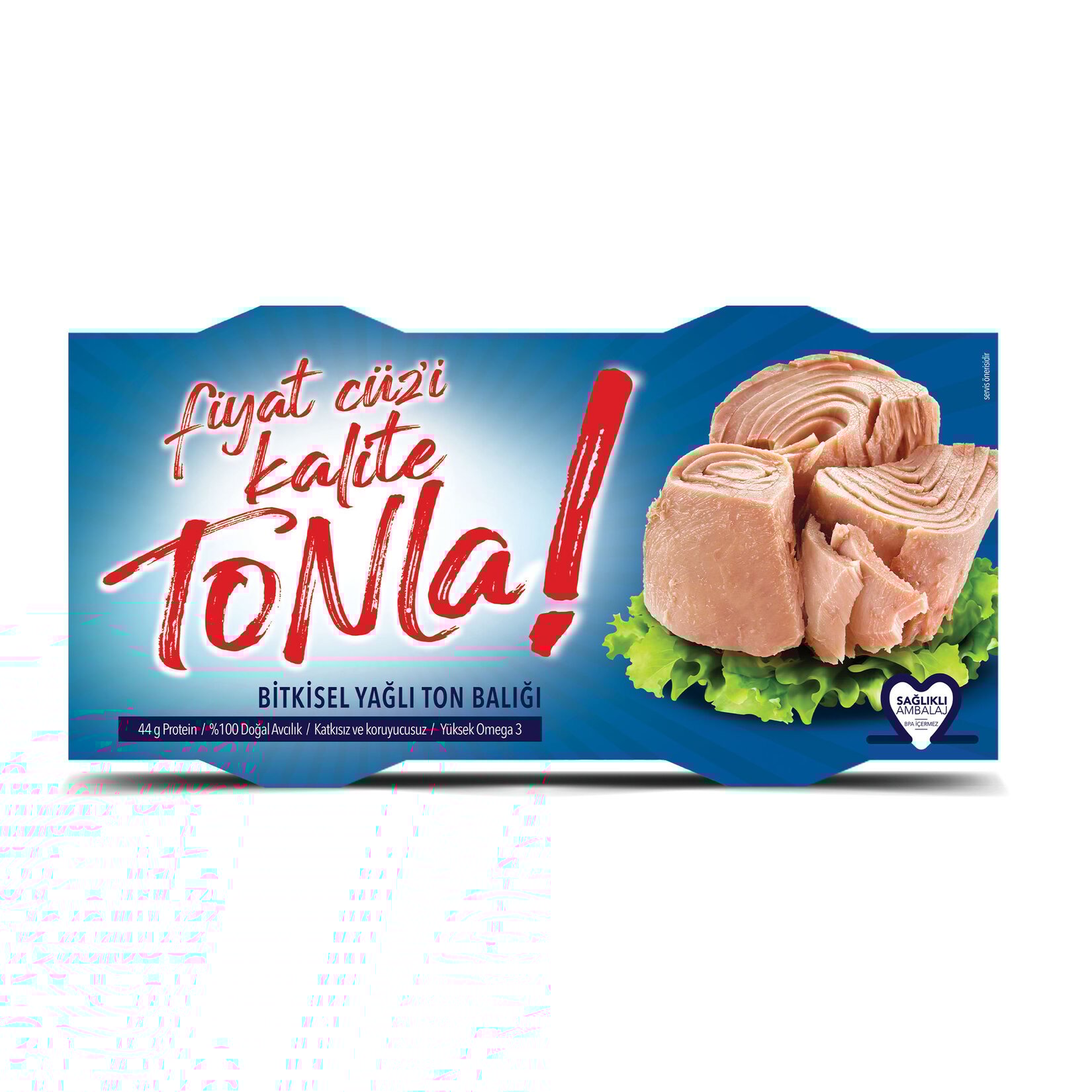 Kalite Tonla Bitkisel Yağlı Ton Balığı 2x150 Gr