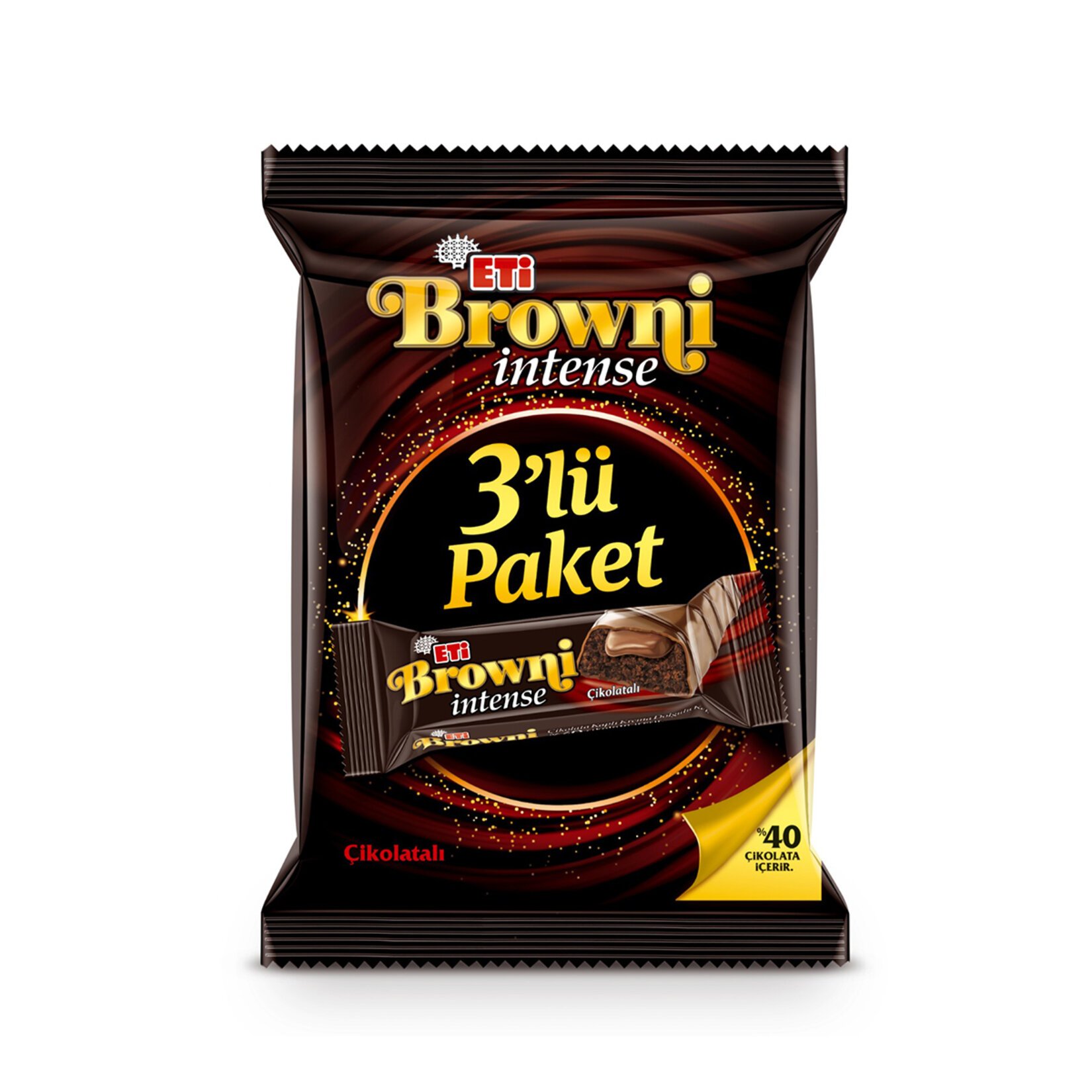 Eti Browni Intense Çikolatalı Kek 3x50 gr