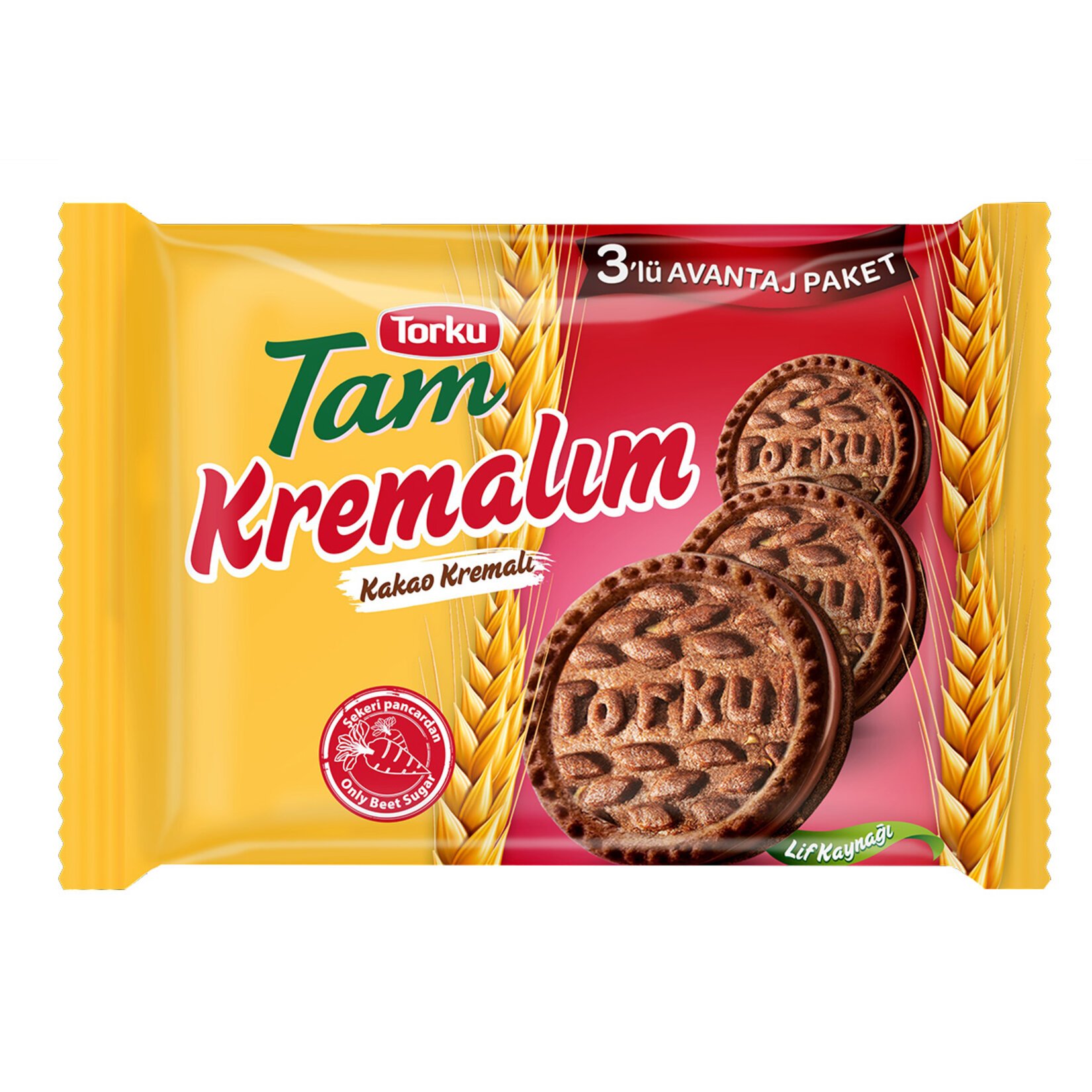 Torku Tam Kremalım Kakao Kremalı Bisküvi 249 Gr