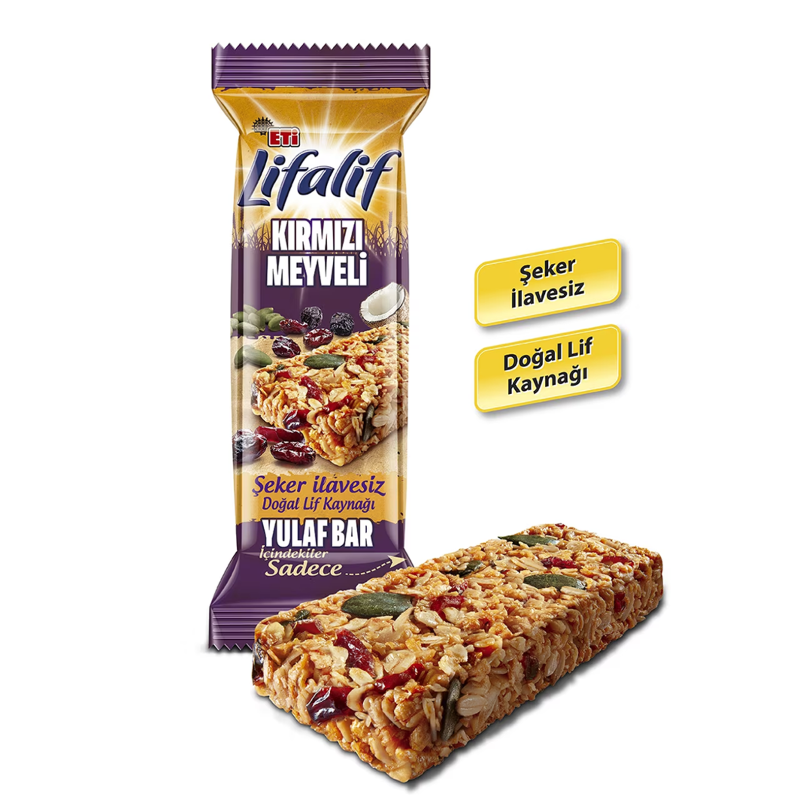 Eti Lifalif Kırmızı Meyveli Yulaf Bar 35 Gr