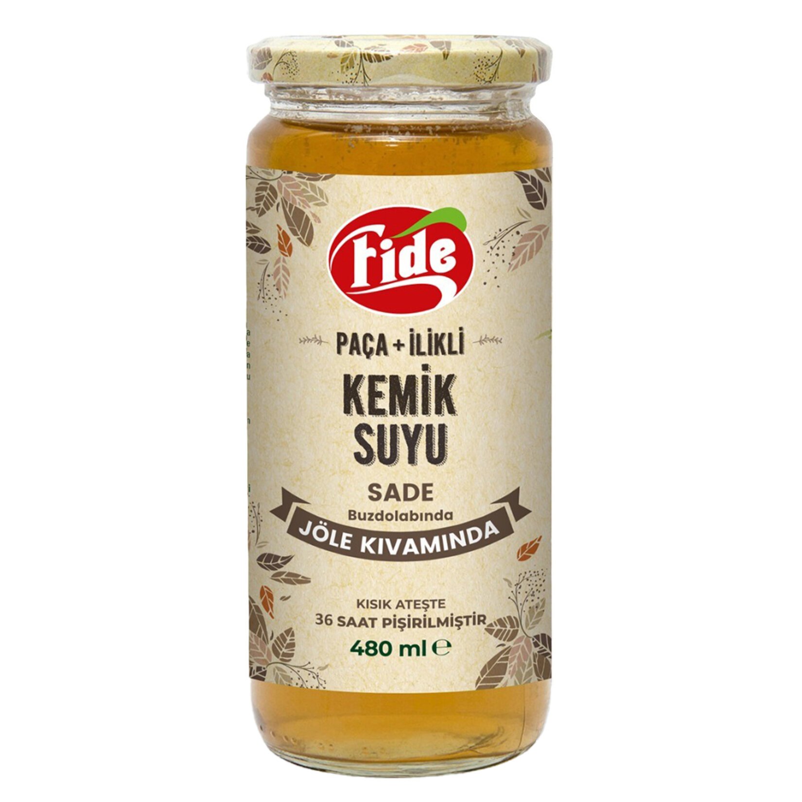 Fide Paça + İlikli Kemik Suyu Jöle Kıvamında Sade 480 Ml