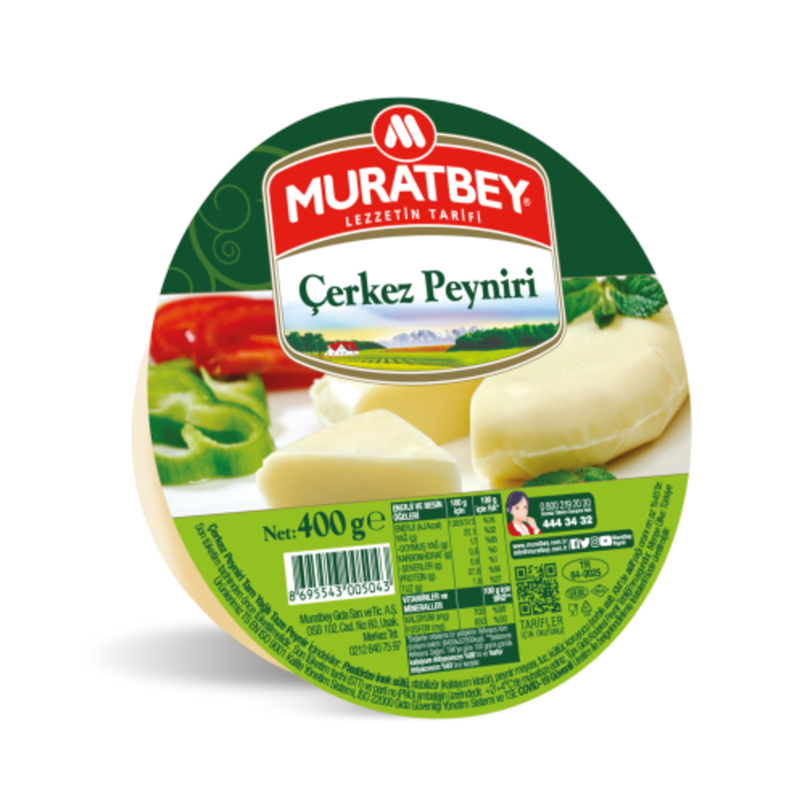 Muratbey Çerkez Peyniri 400 G