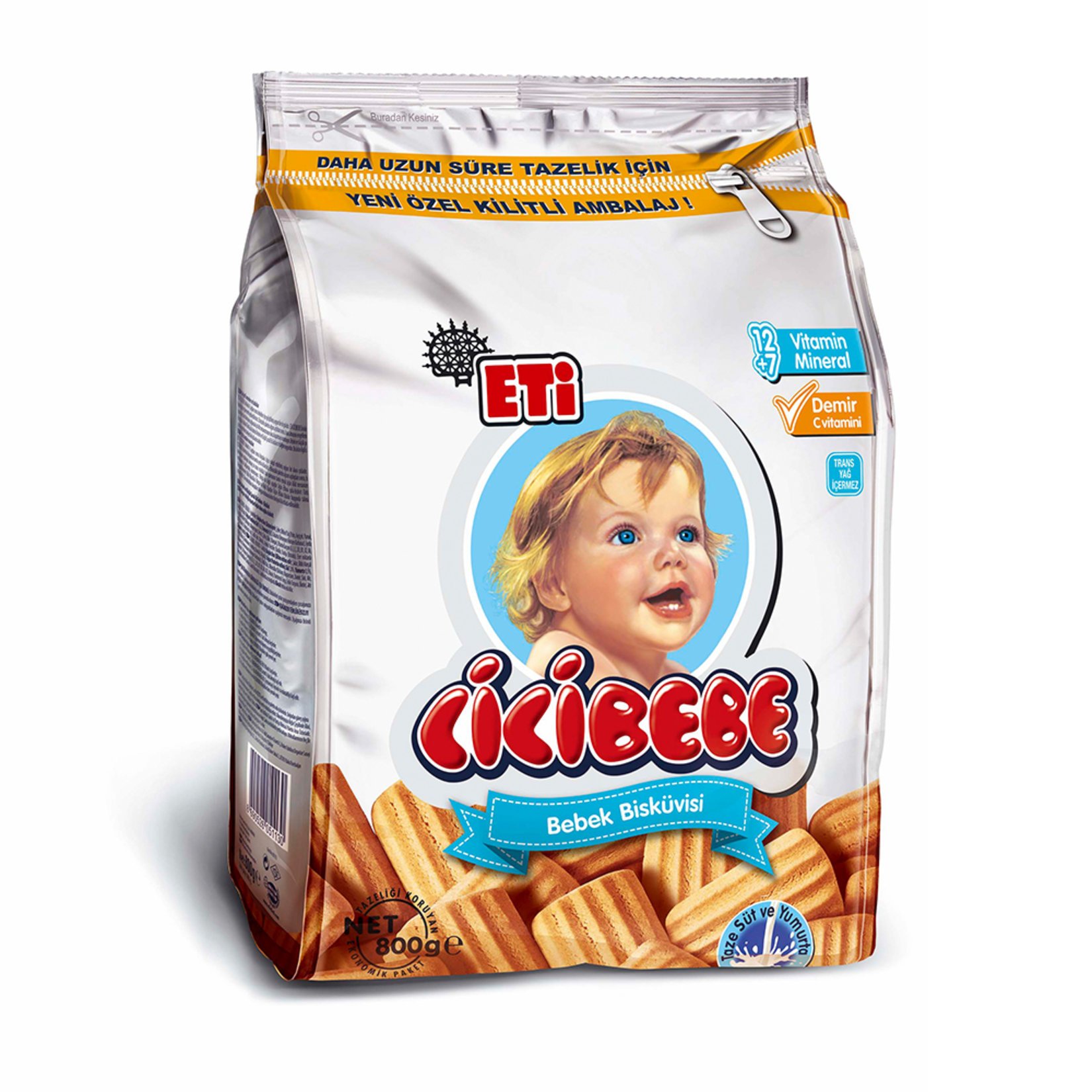Eti Cicibebe Bisküvi 800 Gr