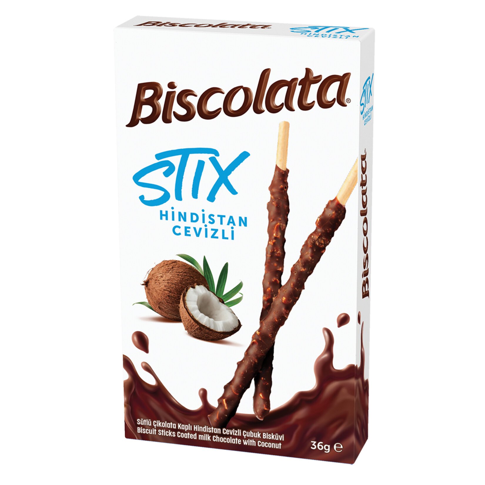 Biscolata Stix Hindistan Cevizli 36 Gr