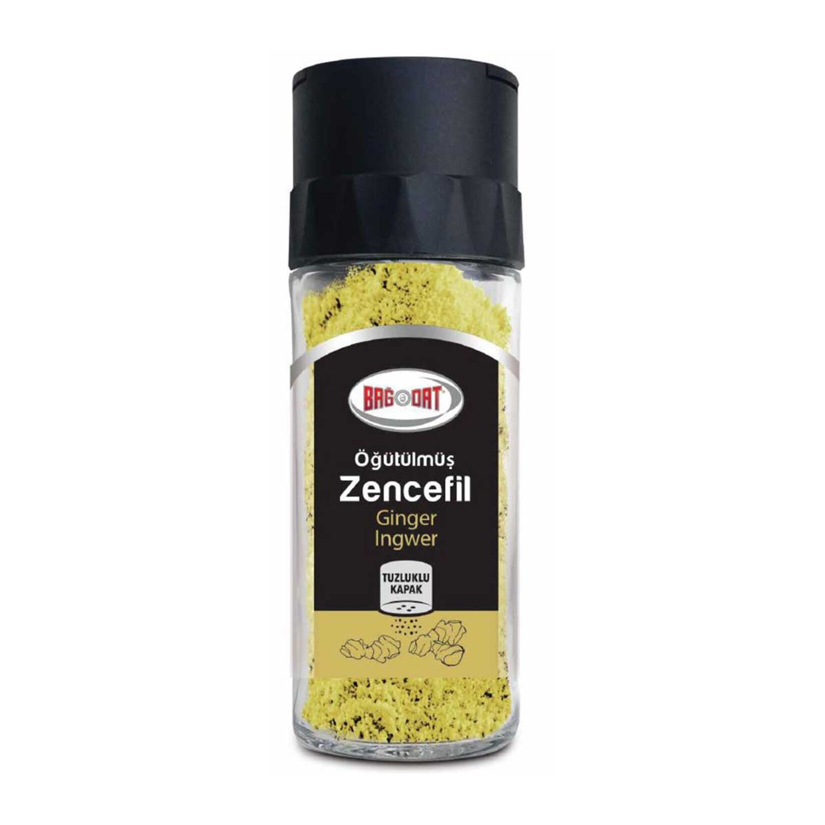 Bağdat Zencefil Tuzluklu Kapak Cam 39 Gr